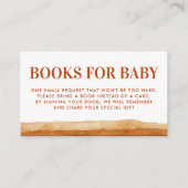 Terracotta Boho Abstrakt Wüste Buchanfrage Begleitkarte (Vorderseite)