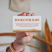 Terracotta Boho Abstrakt Wüste Buchanfrage Begleitkarte