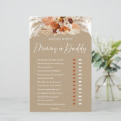 Terracotta Boho arch Guess, Mama- oder Papa-Spiel (Stehend Vorderseite)