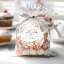 Terracotta Boho Brautparty danke Sticker