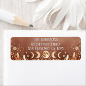 Terracotta Boho Celestial Moon Phase  (Insitu)