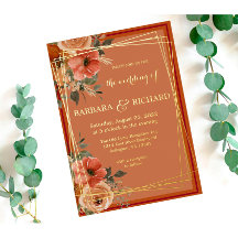 Terracotta Boho Fall Floral