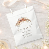 Terracotta Boho Fall Floral Wedding Liebe Geschenktütchen (Ausgeschnitten)