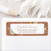 Terracotta Boho Floral Brautparty (Insitu)