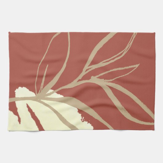 Terracotta Boho Geschirrtuch (Horizontal)