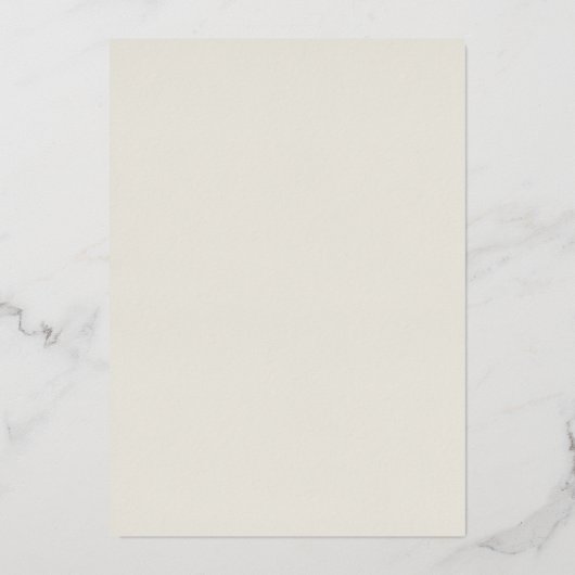 Terracotta Boho Mudcloth Border Foil Einladung (Rückseite)