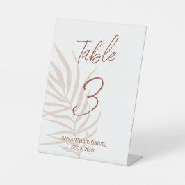 Terracotta Boho Wedding Sockelschild