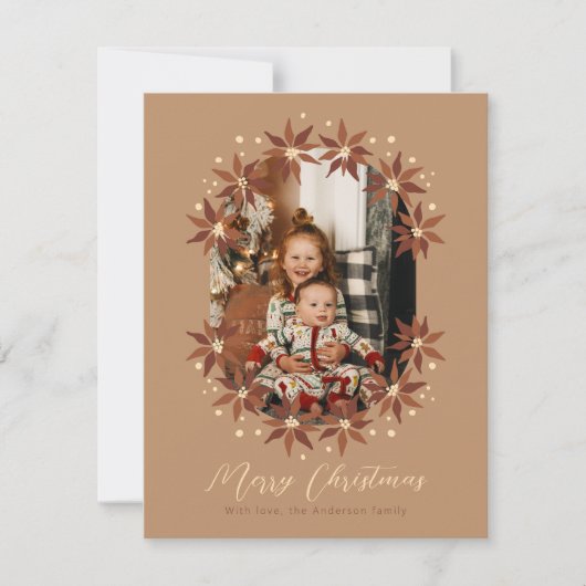 Terracotta Boho Weihnachten (Vorderseite)