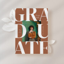 Terracotta Bold Modernes Classic Foto Abschluss