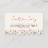 Terracotta Books for Baby Wildblume Dusche Begleitkarte (Vorderseite)