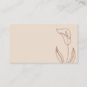 Terracotta Botanic Simple Boho Bücher für Kinder Begleitkarte (Rückseite)