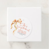 Terracotta Bow Sie bindet das Brautparty des Knote Geschenkanhänger (Beispiel)