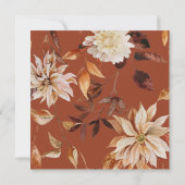 Terracotta-Brautparty Einladung (Rückseite)