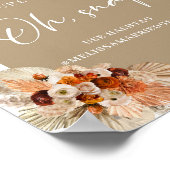 Terracotta-Bronze-Borange Bordeaux-Boho Oh-Snap-Sc Poster (Ecke)