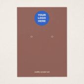 Terracotta Brown Add your logo Ooge Display (Vorderseite)