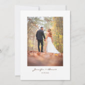 Terracotta Brown Bohemisch Botanischer Garten Einladung (Rückseite)