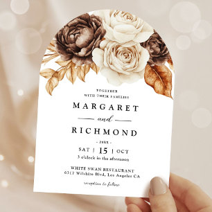 Terracotta Brown Watercolor Frische Pasta machen Einladung