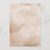 Terracotta Burgundy Mauve Floral Wedding Details Begleitkarte (Rückseite)