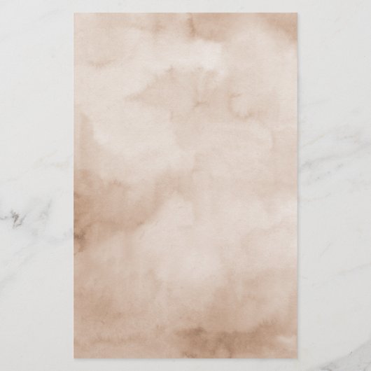 Terracotta Burgundy Mauve Floral Wedding Menu (Rückseite)