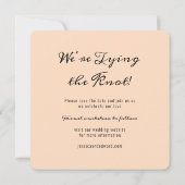 Terracotta Burnt Orange Boho Rustikale Einfache Mo Save The Date (Rückseite)