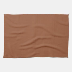 Terracotta Burnt Orange Solid Color Geschirrtuch