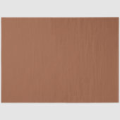 Terracotta Burnt Orange Solid Color Seidenpapier (Vorderseite)