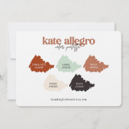 Terracotta Burnt Sienna & Beige Farbpalette