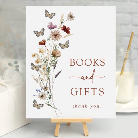 Terracotta Butterfly Geschenke Kinderdusche Poster