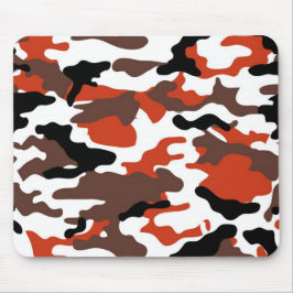 Terracotta Camouflage Mousepad
