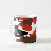 Terracotta Camouflage Tasse (Vorderseite Links)