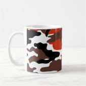 Terracotta Camouflage Tasse (Links)