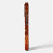 Terracotta Celestial Dreams Boho Phone Case (Rückseite / Links)