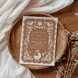 Terracotta Cielito Lindo Baby Dusche Einladung