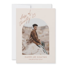 Terracotta Class of 2025 Arch Foto Abschluss