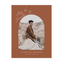 Terracotta Class of 2025 Arch Foto Abschluss