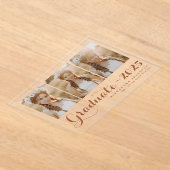 Terracotta Class of 2025 Foto Collage Abschluss Acryleinladungen (Ablage )