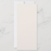 Terracotta & Cream Arch Minimalistisch Einladung (Rückseite)