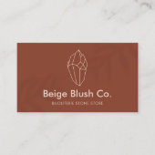 Terracotta Crystal Gem Visitenkarte (Vorderseite)