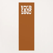 Terracotta Custom Logo Promotion Business Yogamatte (Vorderseite)