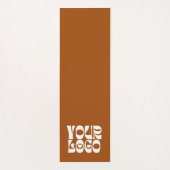 Terracotta Custom Logo Promotion Business Yogamatte (Rückseite)