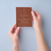 Terracotta Daisy Tiny Blume Budget Kinderdusche Flyer (Gruppe)