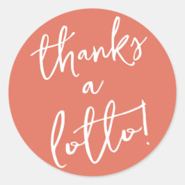 Terracotta Dank Lotto Sticker