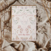 Terracotta Diamond Vellum Beilage Hochzeit Save The Date