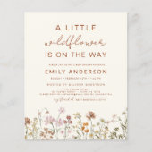 Terracotta Eine kleine Wildblume Kinderdusche (Vorderseite)