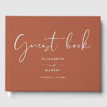 Terracotta Elegante Script Wedding