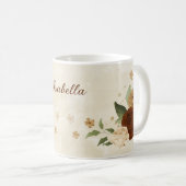 Terracotta-Erdkugel Kaffeetasse (VorderseiteRechts)