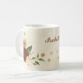 Terracotta-Erdkugel Kaffeetasse (Vorderseite Links)