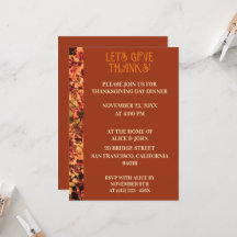 Terracotta Erntedank Dinner Herbstfest