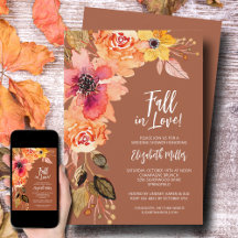 Terracotta Floral Brautparty