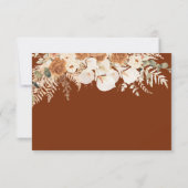 Terracotta Floral Date Night Jar Game Tickets Mitteilungskarte (Rückseite)